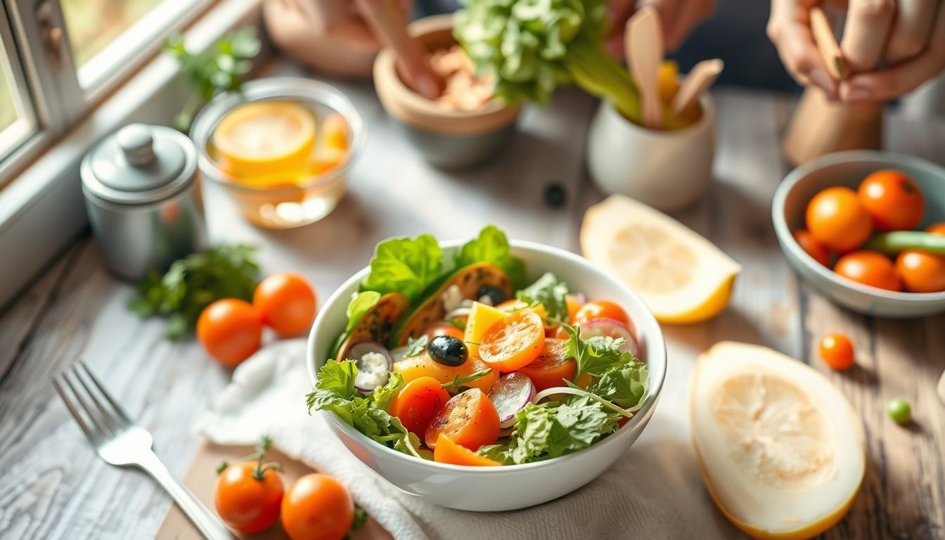 Home cook preparing ingredients in the kitchen